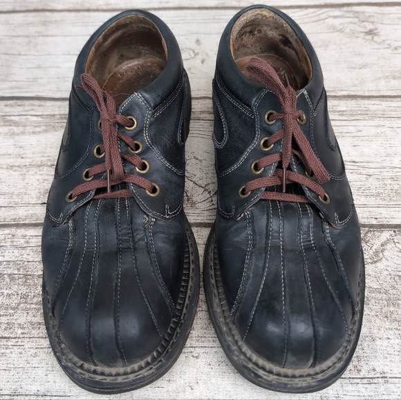John Fluevog Shoes - John Fluevog 7th Heaven Supervog Chunky Sole Oxford Black Men 7.5 Women 9.5